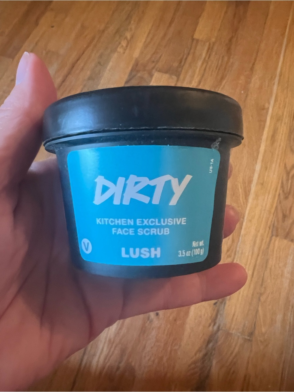 LUSH KITCHEN BOX DIRTY FACE SCRUB BRAND NEW AUGUST BOX 3.5 oz
